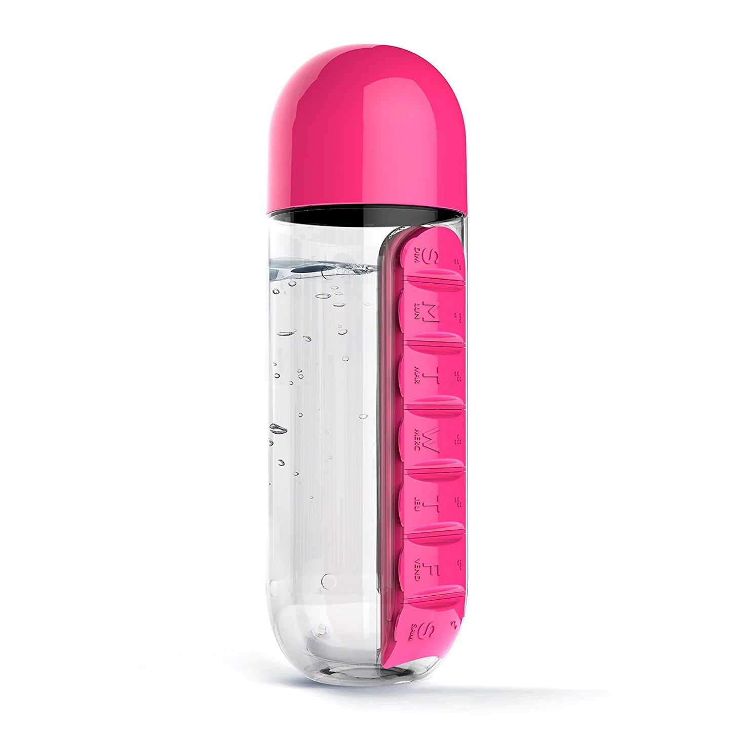 Pill Organizer Water Bottle