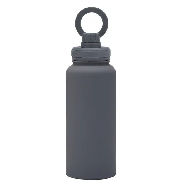 Insulated Water Bottle With Magnet Phone Holder